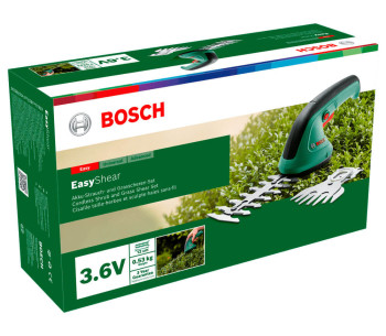 Trimmer gard viu cu acumulator BOSCH EasyShear (600833303) 120/80mm 3.6V 1.5Ah photo 10