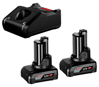 product Set acumulatori și încărcător BOSCH GAL 12V-40+2*GBA 6.0 Ah (1600A01B20)
