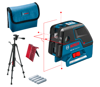 product Лазерный уровень BOSCH GCL 25 2луча/5точек 30m