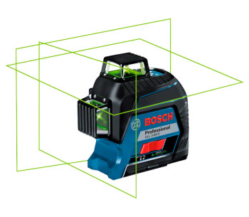 Лазерный уровень BOSCH GLL 3-80 G 3луча 120m photo 1