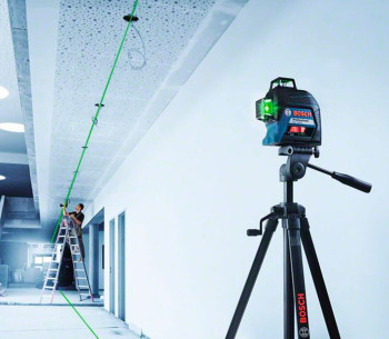 Лазерный уровень BOSCH GLL 3-80 G 3луча 120m photo 5