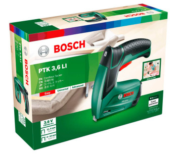 Capsator cu acumulator BOSCH PTK 3.6Li (603968220) 30bat/min 3.6V 1.5Ah photo 0