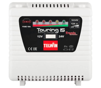 Зарядное устройство TELWIN TOURING 15 12A 12-14В photo 1