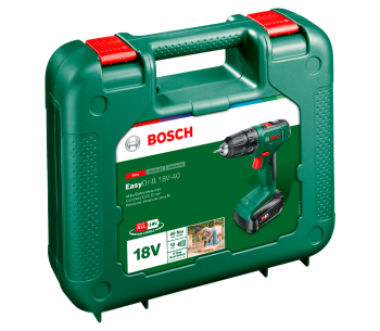 Шуруповерт аккумуляторный BOSCH EasyDrill 18V-40 18В 2Ач photo 1
