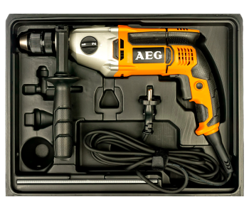 Mașină de găurit cu percutie AEG  SB2E1100RV 1100w photo 3