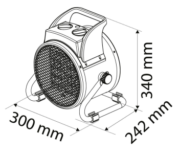 Тепловая пушка NEO TOOLS 90-064 5квт  588 000л/ч photo 5
