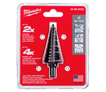 Burghiu în trepte MILWAUKEE 48899332 6-32.5mm HSS photo 0