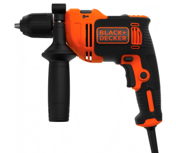 Mașină de găurit cu percuție BLACK&DECKER BEH550 550w photo 0