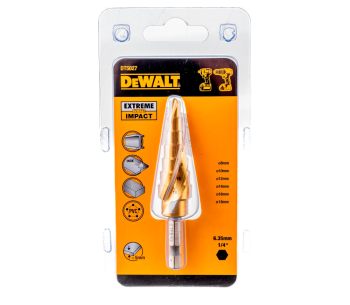 Burghiu în trepte DEWALT DT5027 6-18mm HSS-TIN photo 1