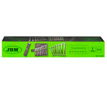Setul de chei combinate JBM-54120 20-32mm photo 1