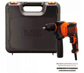 Mașină de găurit cu percuție BLACK&DECKER BEH550 550w photo 4