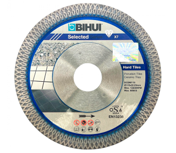 product Disc de tăiat cu diamant BIHUI DCDM115 115mm turbo Cermică/Marmura/Granit