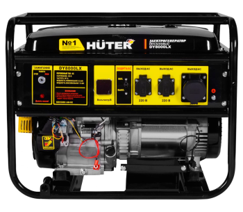Generator electric HUTER DY8000LX 64/1/19 7kw Benzină AVR photo 1