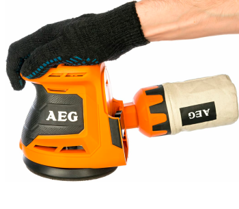 Mașină de șlefuit excentrică AEG BEX18-125-0 4935451086  125mm photo 2