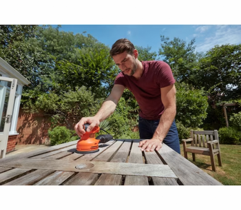 Mașină de șlefuit excentrică BLACK&DECKER BEW210 240w 125mm photo 3
