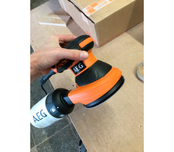 Mașină de șlefuit excentrică AEG EX 125 ES 300w 125mm photo 5