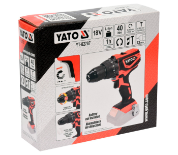 Mașină de înșurubat cu acumulator (fără baterii) YATO YT82787 18V photo 4