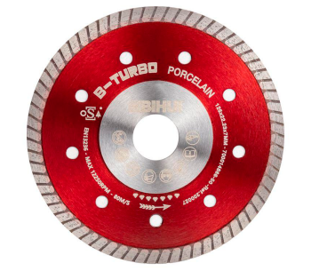 Disc de tăiat cu diamant BIHUI DCDT125 125mm Turbo Ceramică/Porțelan/Marmură photo 0