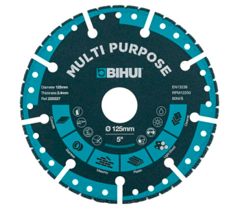 product Disc de tăiat cu diamant BIHUI DSBS125 125mm Segmentat Ceramică/Porțelan/Marmură