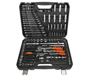 product Set 219 duze tubulare și biți HOTECHE 203104 4-32 mm