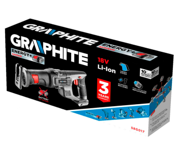 Fierăstrău sabie cu acumulator (fără bat) GRAPHITE 58G017 18V photo 3