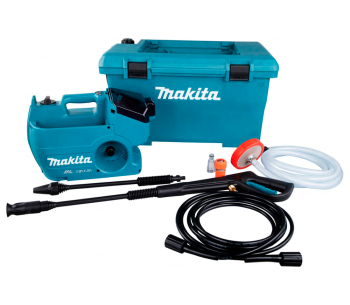 Aparat de spălat cu presiune сu acumulator (fără bat) MAKITA DHW080ZK  80bar 380l/h 2x18V photo 0