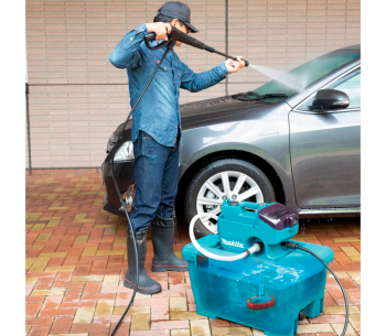 Aparat de spălat cu presiune сu acumulator (fără bat) MAKITA DHW080ZK  80bar 380l/h 2x18V photo 7