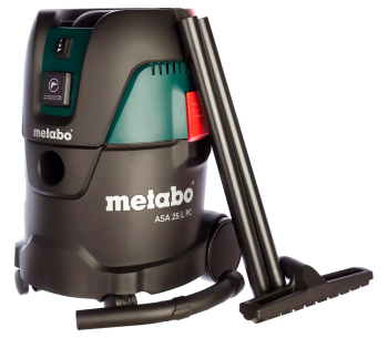 Aspirator industrial METABO ASA 25 L PC 1250w 210mbar 25L photo 1