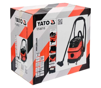 Пылесос промышленный YATO YT85715 1600вт 180мбар 30л photo 2