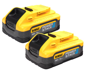 Set de acumulatuare 2buc. DEWALT Powerstack DCBP518H2 Slider 18V 5Ah photo