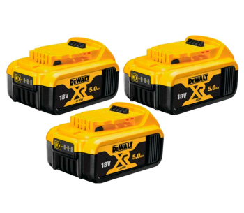 Set de acumulatuare DEWALT DCB184P3 Slider 18V 5Ah photo 0