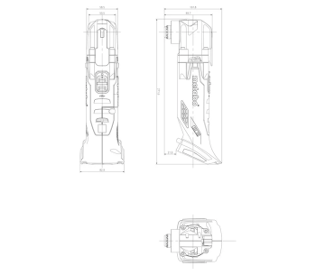 Uneltă multifuncțională fără fir (fără bat) METABO MT 18 LTX 18V 18000osc/min photo 2