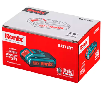 Acumulator RONIX 8990 Slider 20V 2Ah photo 8