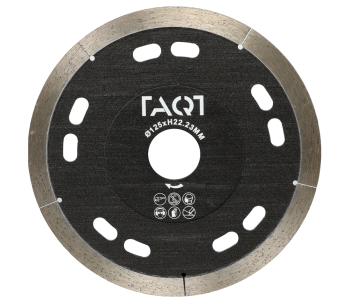 product Disc de tăiat cu diamant TAQT TQBC125 125mm Segmentat Ceramică/Porțelan/Marmură