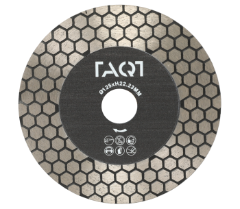 product Disc de tăiat cu diamant TAQT TQBE125 VACUUM 2in1 125mm Turbo Ceramică/Porțelan/Marmură