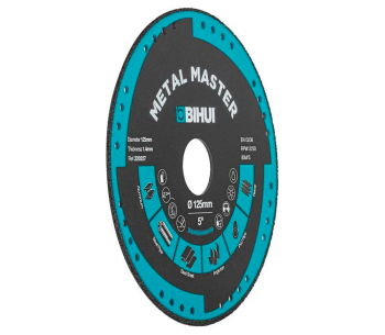 Disc de tăiat abraziv BIHUI DSBC125 125mm 1.4mm photo 0