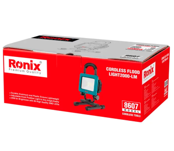 Lanternă construcții cu acumulator RONIX 8607 2000lm 20V 2Ah photo 6