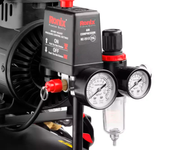 Compresor fără ulei RONIX RC-2512 100l/min 25L photo 2