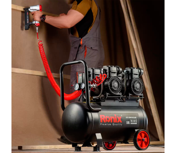 Compresor fără ulei RONIX RC-5013 200l/min 50L photo 9