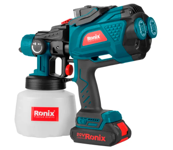 Краскопульт аккумуляторный RONIX 8604 20В 2Ач photo 1