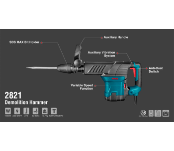 Ciocan demolator RONIX 2821 1500w 27J photo 9