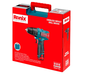 Mașină de înșurubat cu acumulator RONIX 8101K 12V 2Ah photo 8