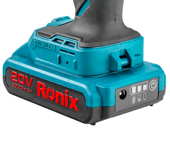 Mașină de înșurubat cu acumulator RONIX 8905K 20V 2Ah photo 4