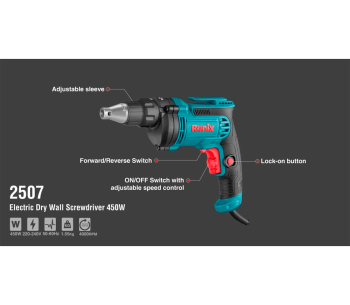 Mașină de înșurubat pentru regips RONIX 2507 450w photo 9