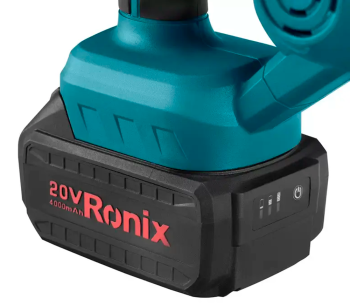Воздуходувка аккумуляторная RONIX 8611 2800л/мин 20В 2Ач photo 6