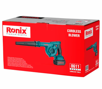 Воздуходувка аккумуляторная RONIX 8611 2800л/мин 20В 2Ач photo 8