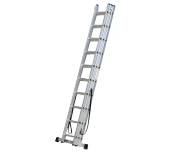 Лестница трехсекционная LIDER-TECH AC0310A 6.76m 150kg photo 1