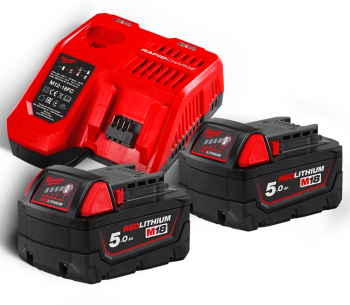 product Set încărcător + acumulator MILWAUKEE M18NRG-502 90w 12-18V 5A
