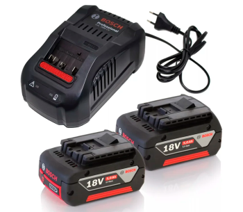 product Набор зарядное устройство + аккумулятор BOSCH GBA 2x5Ah 18V GAL 1880 CV 145вт 14.4-18В 8A