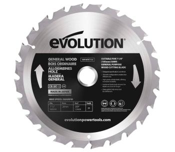 product Disc pentru fierastrau electric EVOLUTION GW185TCT-24 185mm 1.5mm